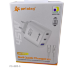 CARREGADOR QUICK CHARGER PEINING 45 W GAN