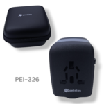 CARREGADOR UNIVERSAL PEI-326 ADAPTADOR INTERNACIONAL PEINING