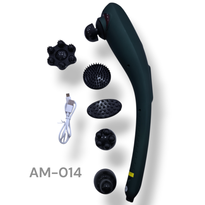 BASTAO DE MASSAGEM MULTIFUNCIONAL 3500RPM TOMATE AM-014 - Imagem 2