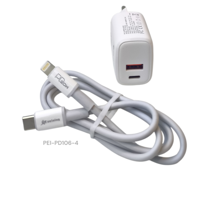 CARREGADOR RÁPIDO PD 20W + QUICK CHARGE - Imagem 2