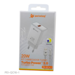 KIT CARREGADOR TURBO POWER 20W PEINING