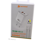 CARREGADOR RÁPIDO PD 30W QUICK CHARGE PEINING