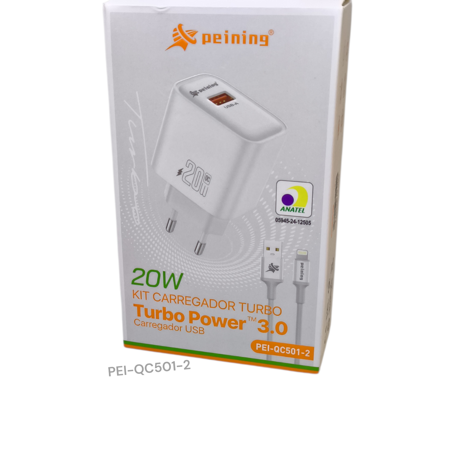 IMG_2117947052567049540 KIT CARREGADOR TURBO 3.0 PEINING 20W - Imagem 1