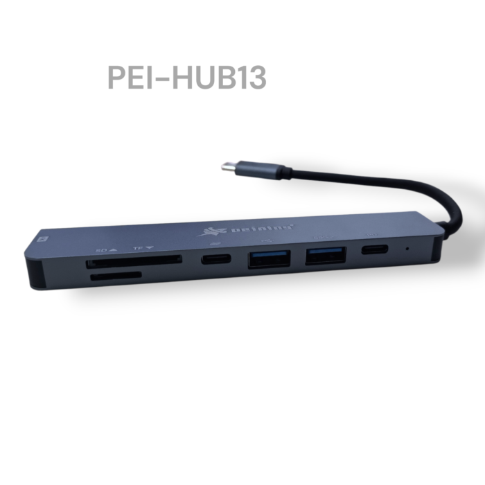 HUB USB-C 7X1 PEI-HUB13 PEINING - Imagem 2