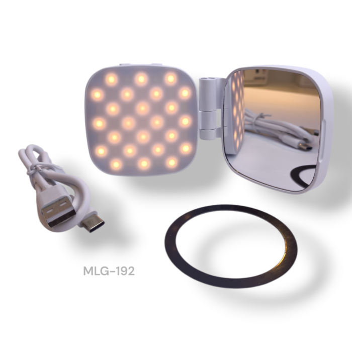 LUZ DE PREENCHIMENTO MAGNETICO COM ESPELHO TOMATE - Imagem 3