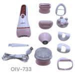 Depiladora VGR V-733 Recarregável - Branco/Rosa - Imagem 2