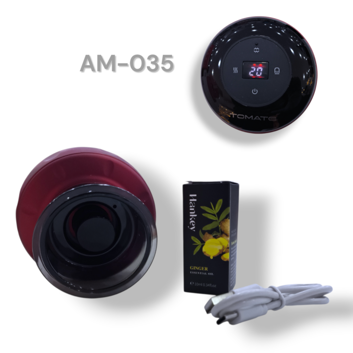 MASSAGEADOR ELETRICO COM VENTOSA 12 VELOCIDADES TOMATE AM-035 - Imagem 2