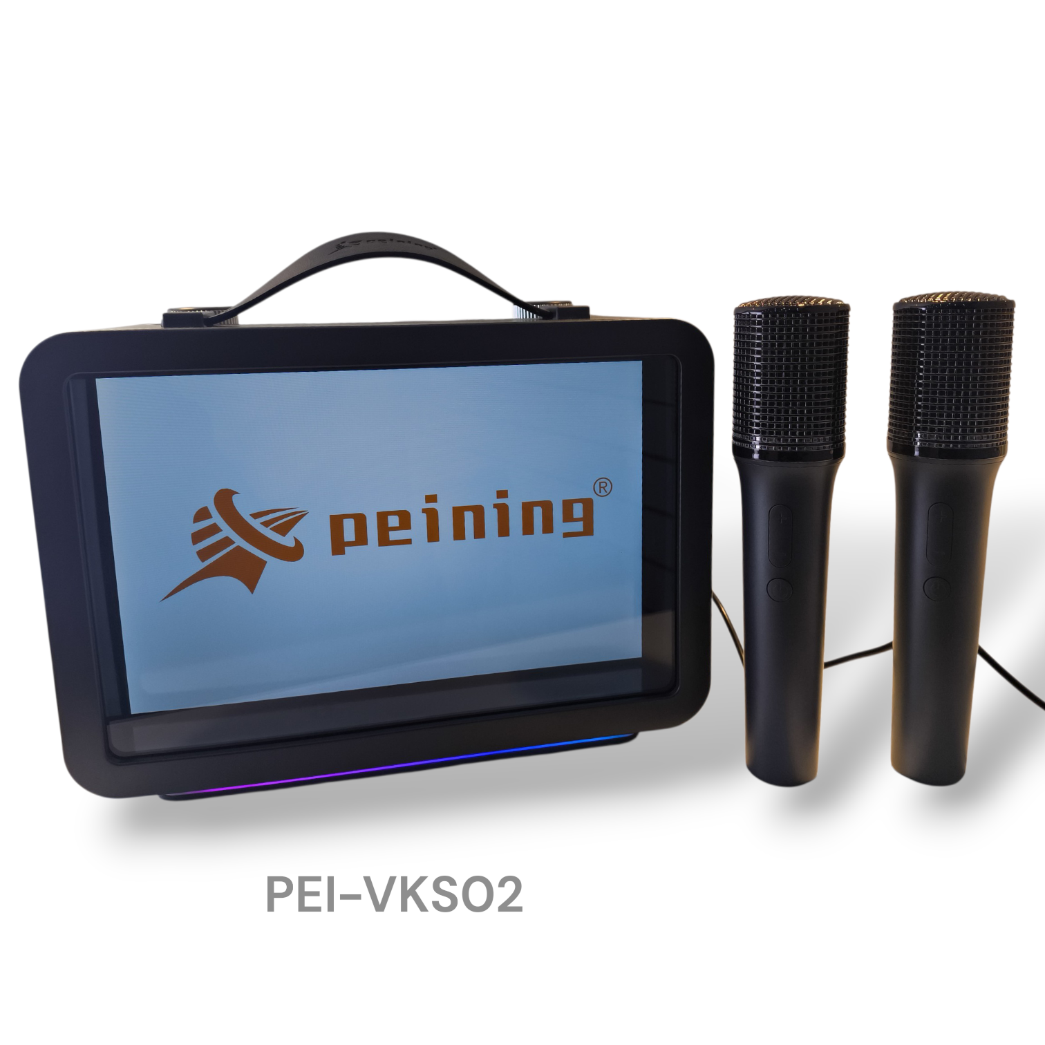 IMG_3953537284546886768 CAIXA DE SOM PEINING KARAOKÊ 80W C RGB - Imagem 1