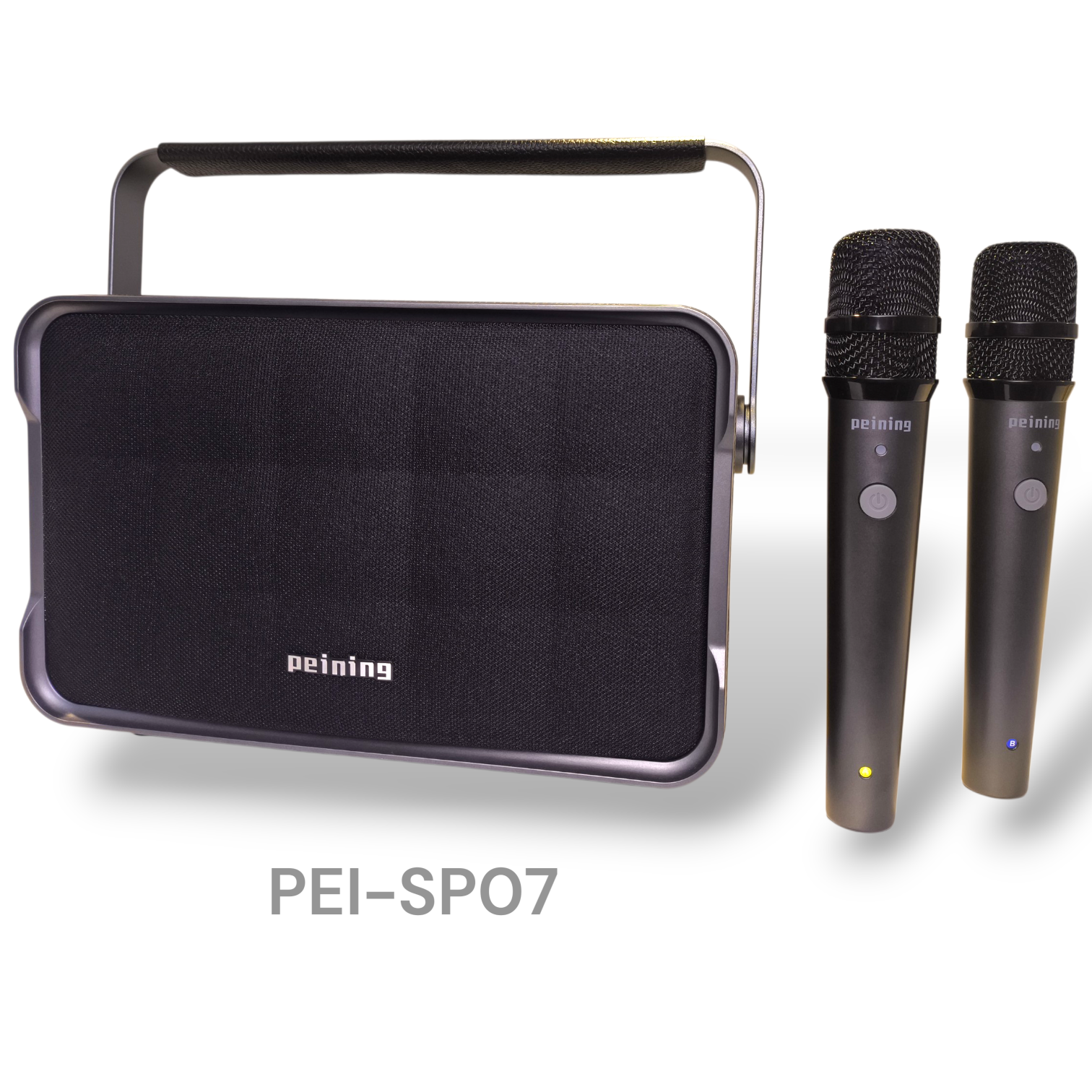 IMG_4471999708493610233 CAIXA DE SOM PEINING KARAOKÊ 200W - Imagem 1