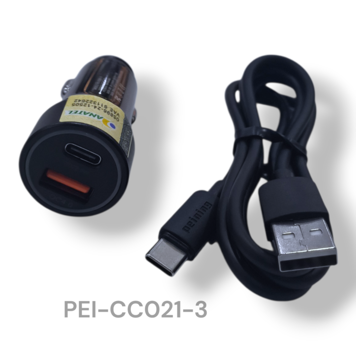 CARREGADOR VEICULAR PEI-CC021-3  PEINING - Imagem 2