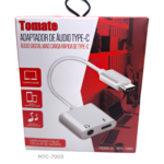ADAPTADOR DE AUDIO TP C TOMATE