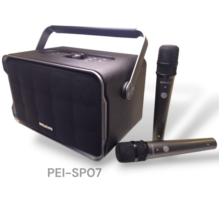 CAIXA DE SOM PEINING KARAOKÊ 200W - Imagem 2