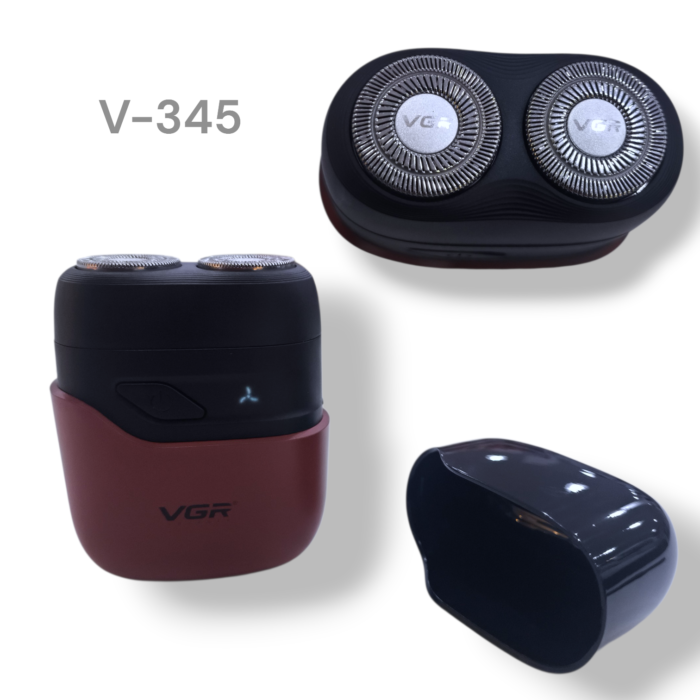 Barbeador elétrico portátil Vgr V-345 USB - Imagem 2
