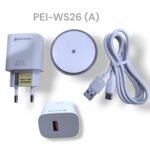 KIT CARREGADOR MAGNETICO PEI-WS26 (A) PEINING 15 W