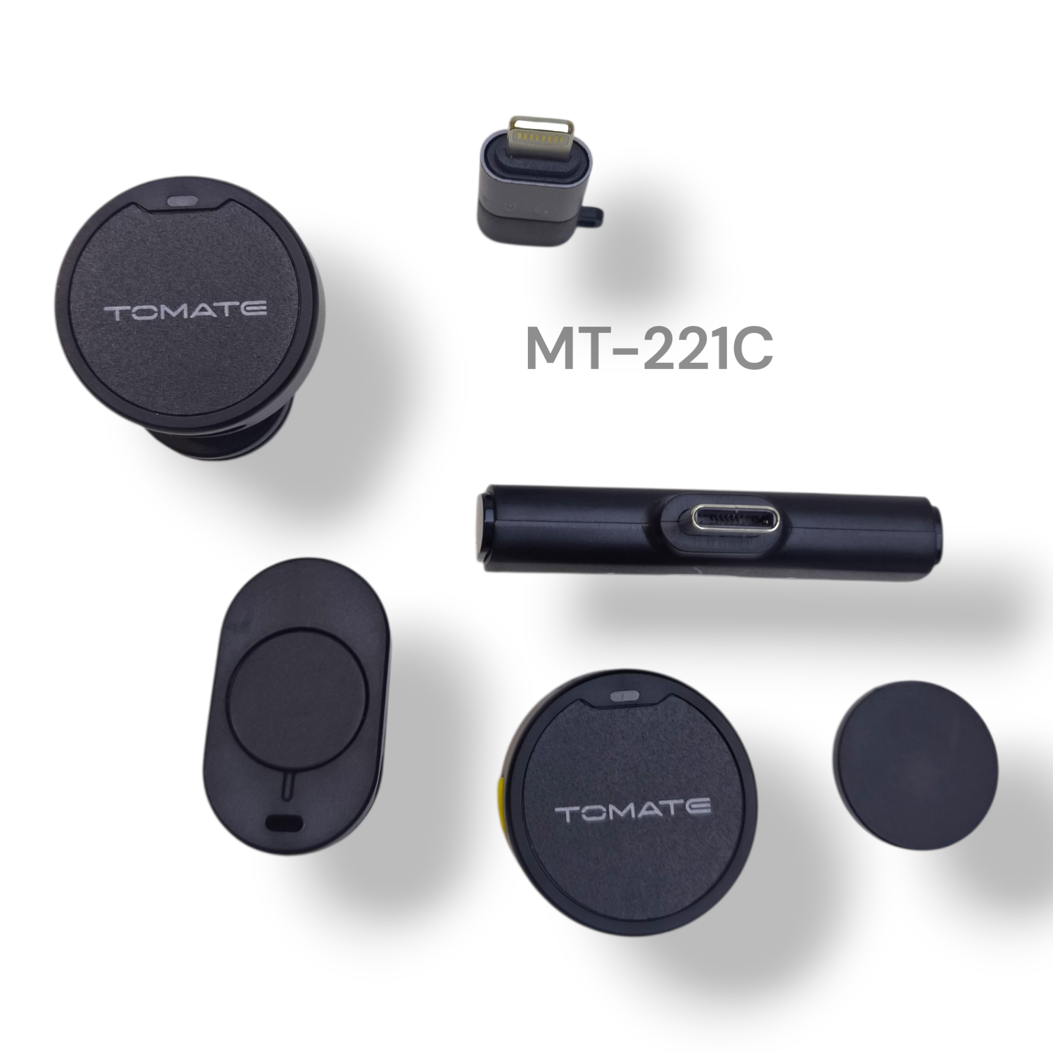 IMG_5738371088056422538 MICROFONE LAPELA MT-2221C TOMATE - Imagem 1