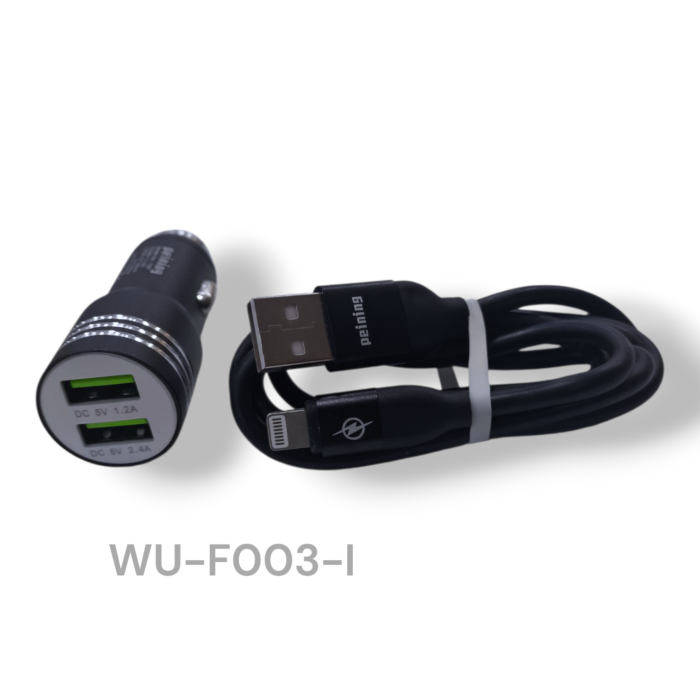 CARREGADOR VEICULAR WU-F003-I PEINING - Imagem 2