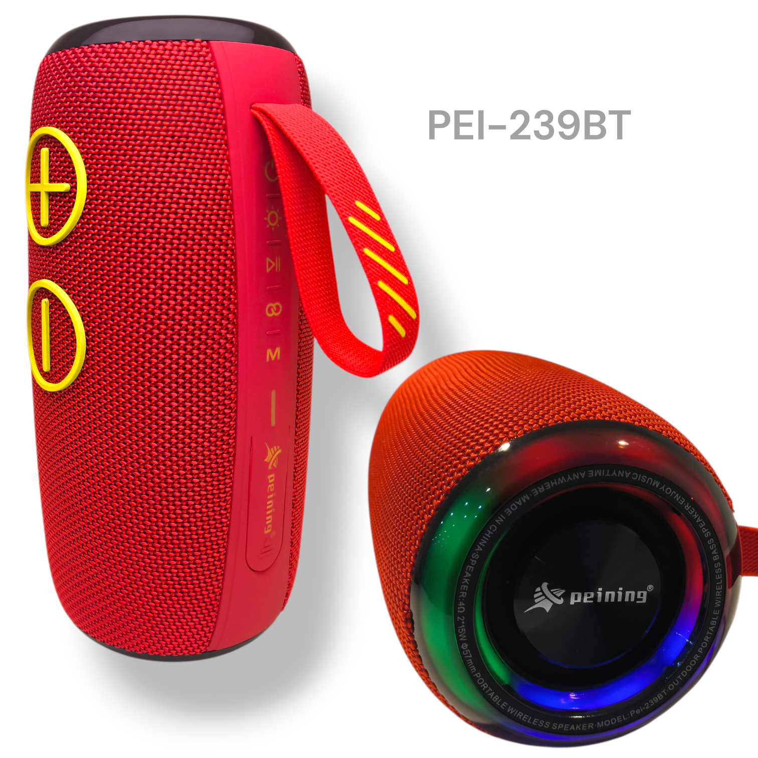 IMG_7460779623791588351 CAIXA DE SOM PEINING PEI-239BT 15W C RGB - Imagem 1