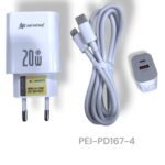 CARREGADOR RAPIDO PEI-PD167-4  PEINING 20 W