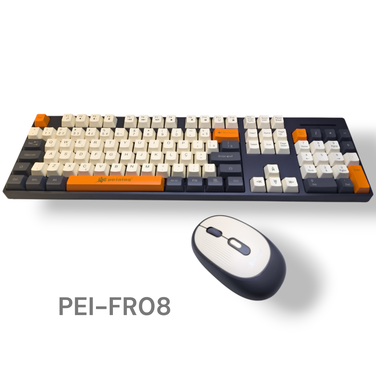 IMG_7683553234613367226 TECLADO SEM FIO PEI-FR08 PEINING - Imagem 1