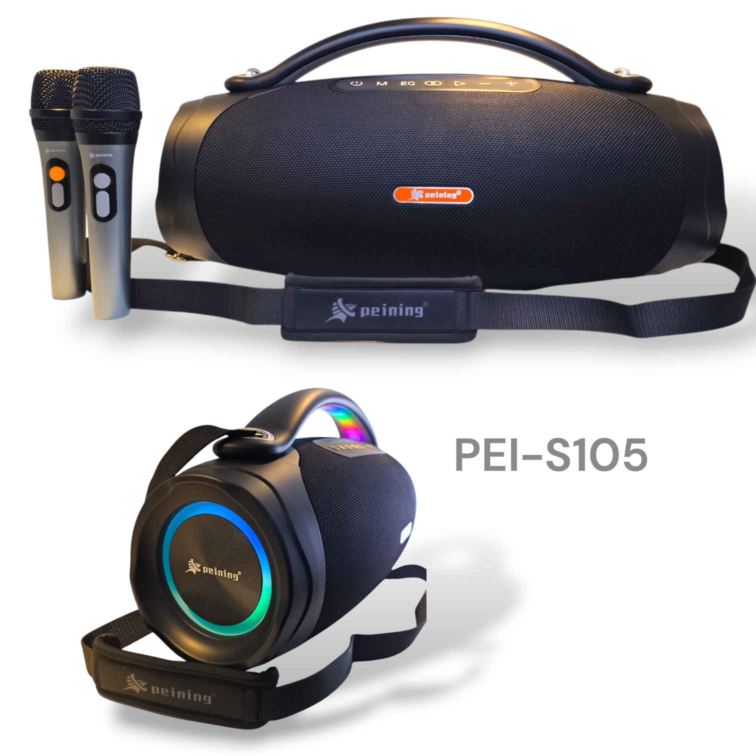 IMG_8239516288734852512 CAIXA DE SOM PEINING 200 W C RGB S105 - Imagem 1