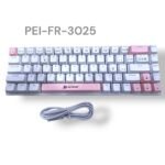 TECLADO MECANICO COM FIO  RGB PEI-FR-3025 PENING
