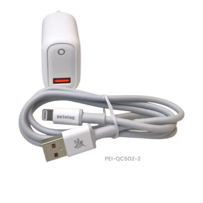 KIT CARREGADOR TURBO POWER 3.0A PEI-QC502-2 PEINING - Imagem 2