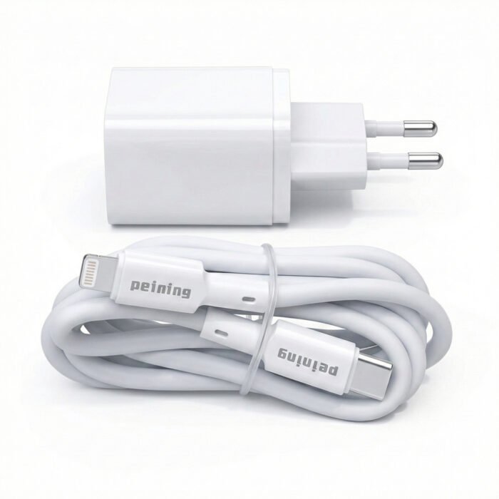 Carregador Turbo 35w Compativel Com iPhone 8 X Xr 11 12 13 14 Pro Max Usb Tipo C Duplo - Imagem 2