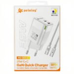 Carregador Celular 35w Turbo Power Usb A + Usb-c Com Tipo C