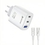 Carregador Celular Turbo Power 45w Com Duplo Tipo C E Usb-a - Imagem 2